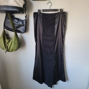 Morbid Threads Black Lace-Trim Skirt